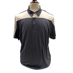 Brand New PUMA Men's Grey & White Golf Shirt Size Large